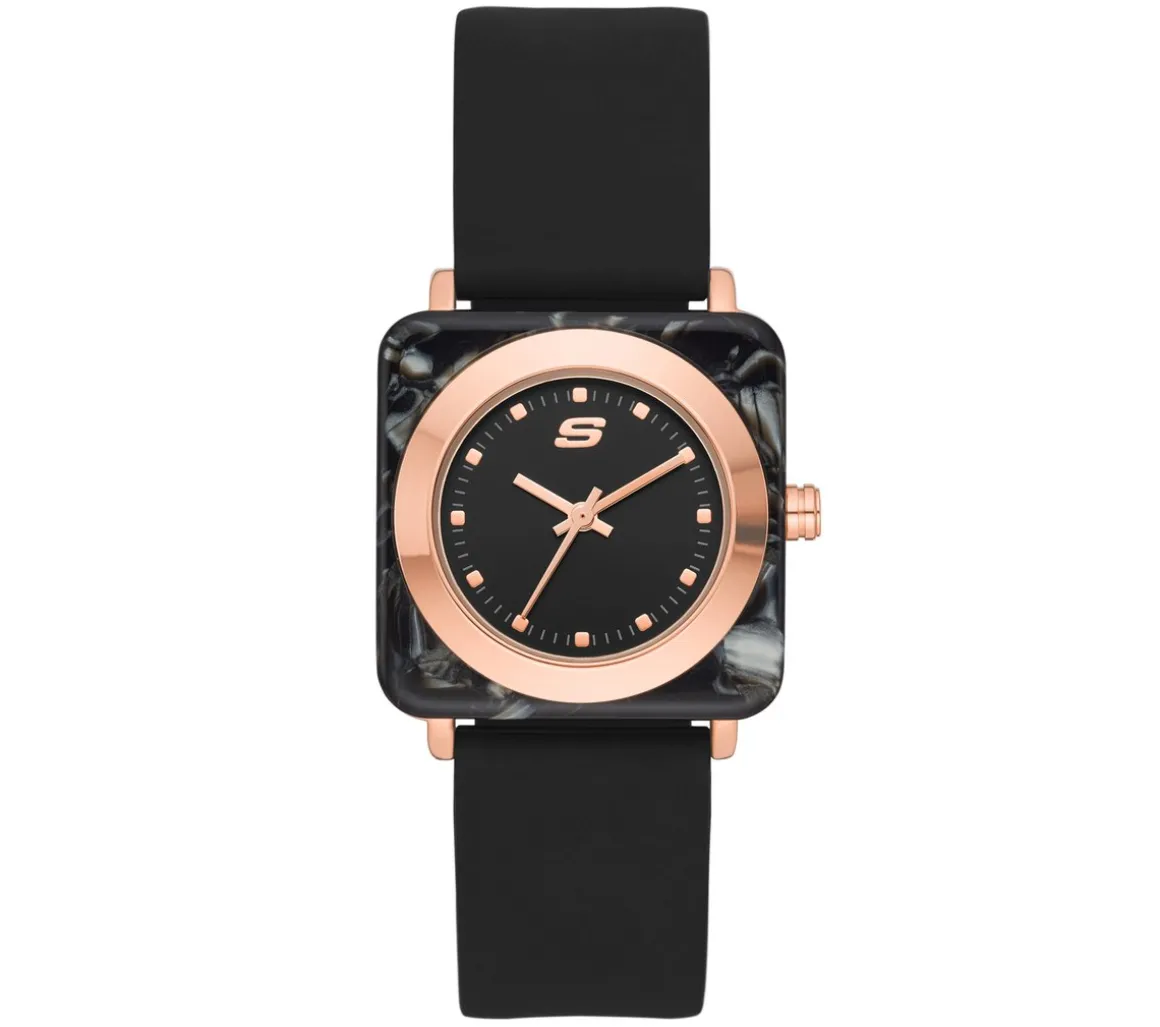 Calabar Black Pearl Square Watch
