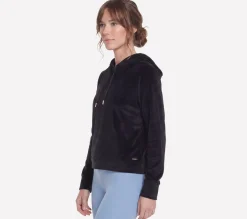 Cozy Luxe Velour Hoodie