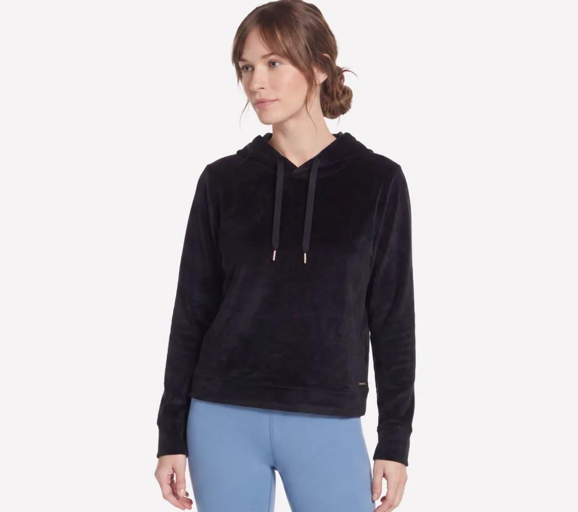 Cozy Luxe Velour Hoodie