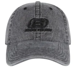 Denim Embroidered Hat