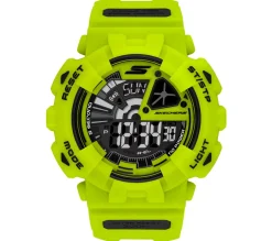 Digital Neon Green Watch