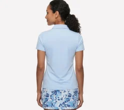 GO GOLF Short Sleeve Birdie Zip Front Polo