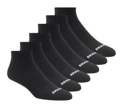 6 Pack Core Quarter Medium Socks