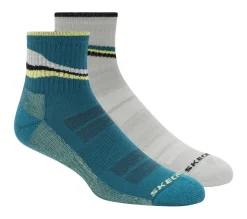 2 Pack Men's Quarter Trail Socks