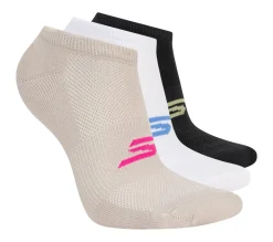 3 Pack No Show Stretch Socks