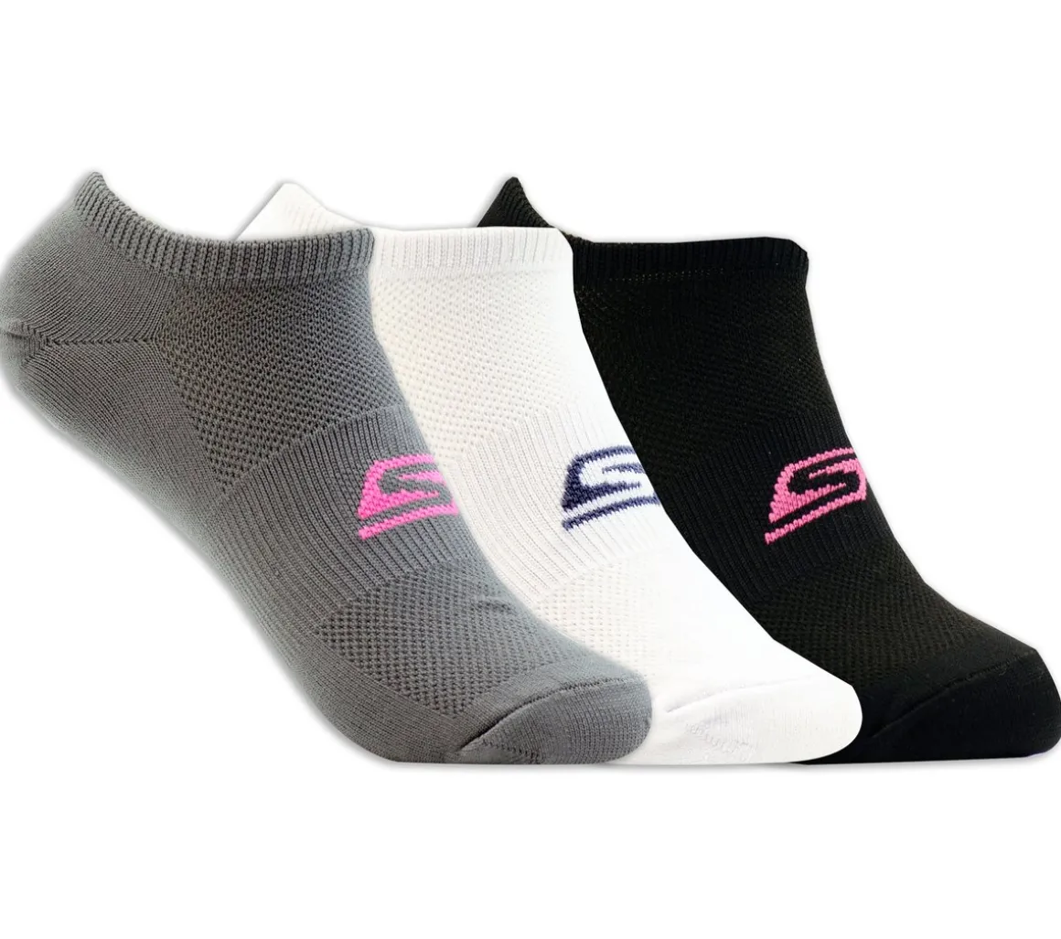 3 Pack No Show Stretch Socks