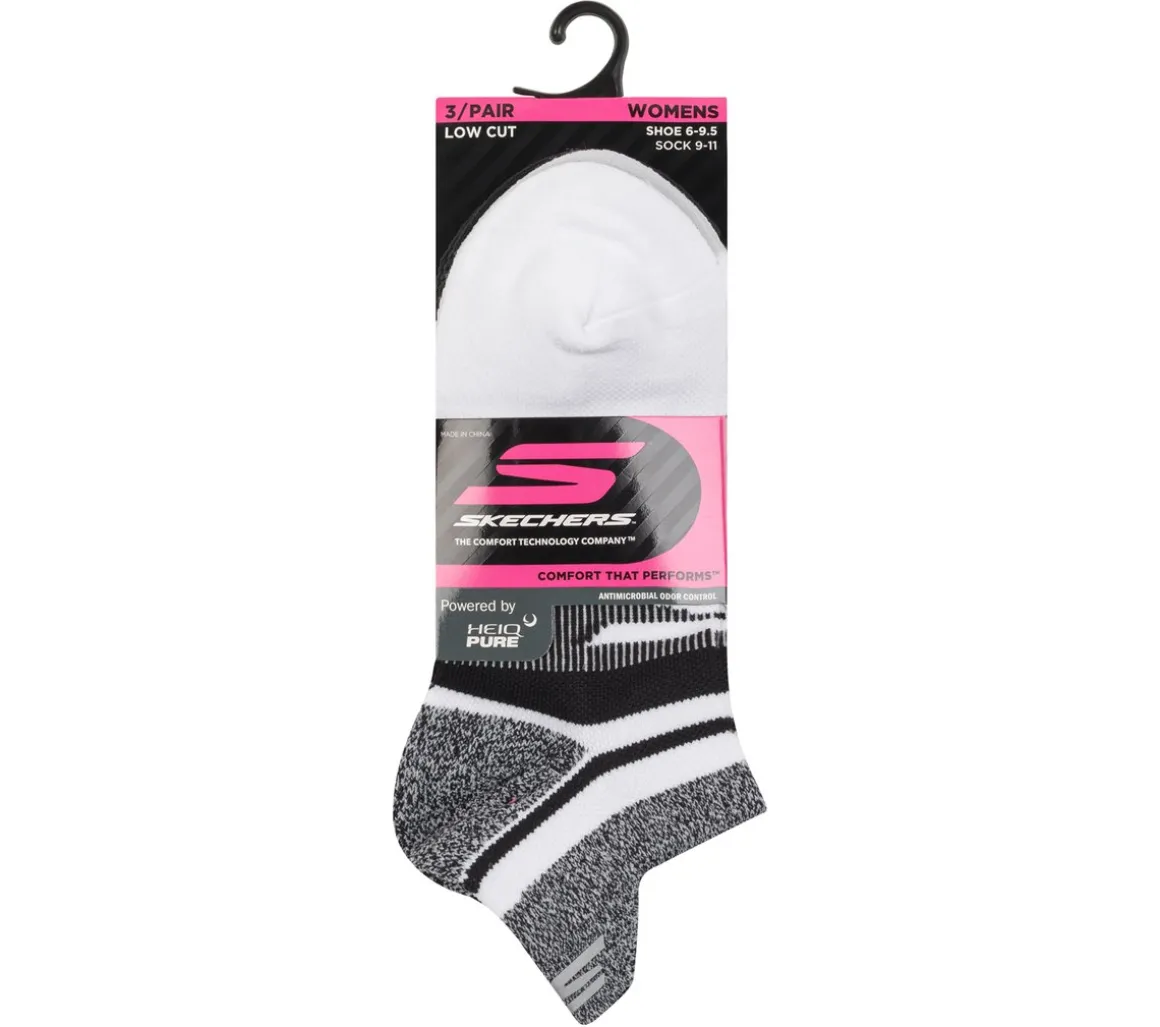 3 Pack Women's Performance Low Cut Running Heel Tab Socks