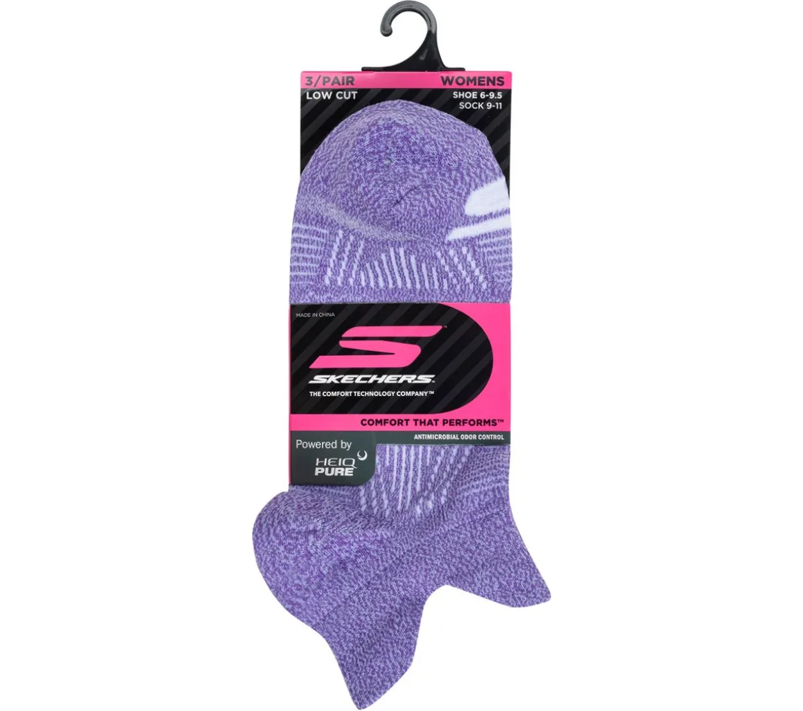 3 Pack Women's Performance Low Cut Pattern Socks