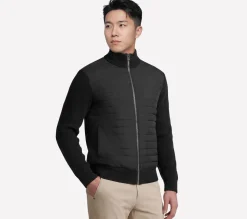 The Hoodless Hoodie Cozy Fit Knit Hybrid Jacket