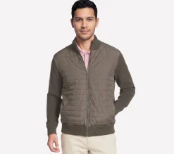 The Hoodless Hoodie Cozy Fit Knit Hybrid Jacket
